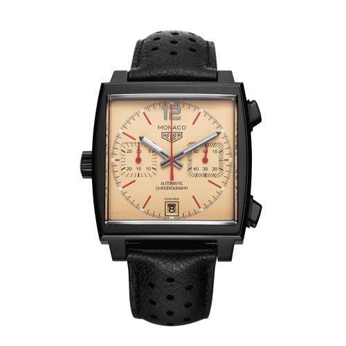 TAG Heuer Monaco Calibre 11 PVD / Beige / The Hour Glass